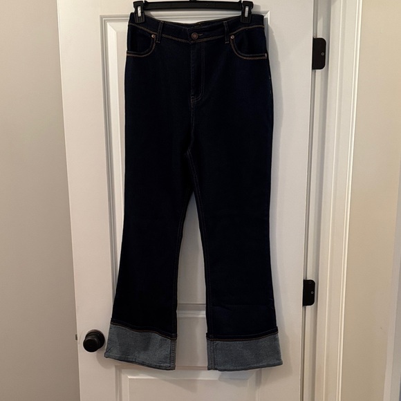 House of Harlow 1960 Wide Cuff Jeans Size 30. NWOT - Picture 4 of 5